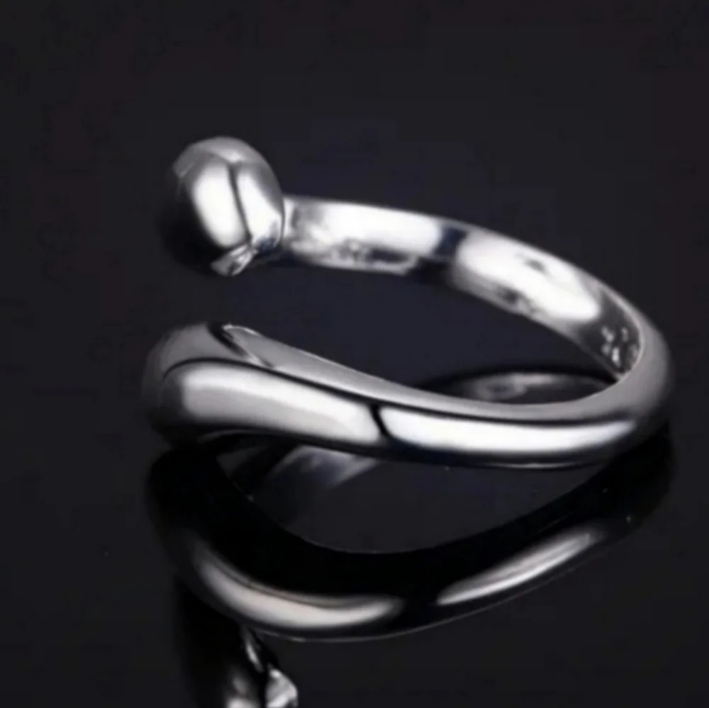 925 Sterling Silver Waterdrop Jewelry Set Bracelet Necklace Earrings and Ring - Picture 10 of 16